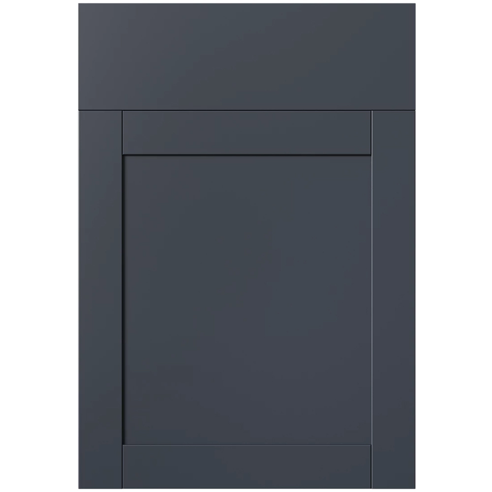Front usa sertar GOODHOME Ashmead, 49.7 x 71.5 cm, albastru mat