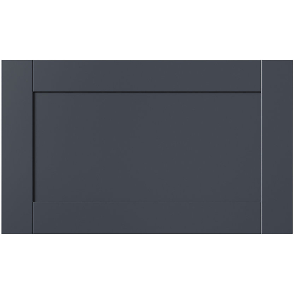 Front usa sertar GOODHOME Ashmead, 59.7 x 35.6 cm, albastru mat
