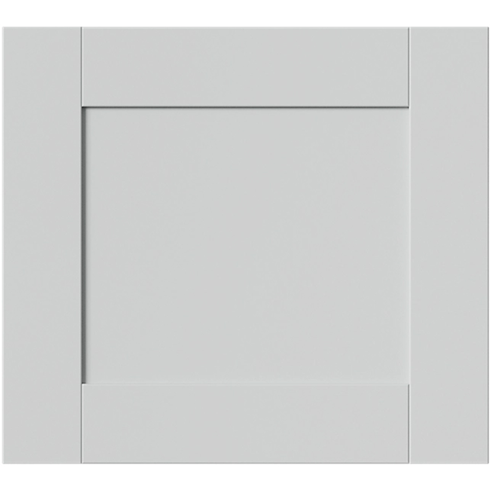 Front usa sertar GOODHOME Ashmead, 39.7 x 35.6 cm, gri mat