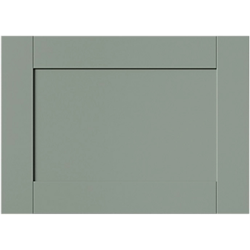 Front usa sertar GOODHOME Ashmead, 49.7 x 35.6 cm, verde mat