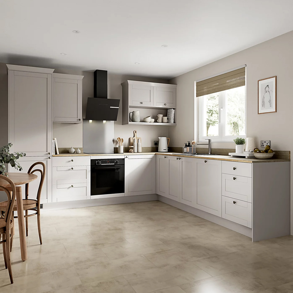 Front usa GOODHOME Ashmead, 59.7 x 45.3 cm, gri mat