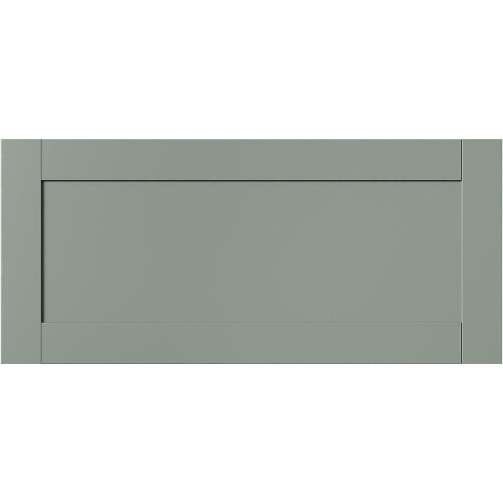 Front usa sertar GOODHOME Ashmead, 79.7 x 35.6 cm, verde mat