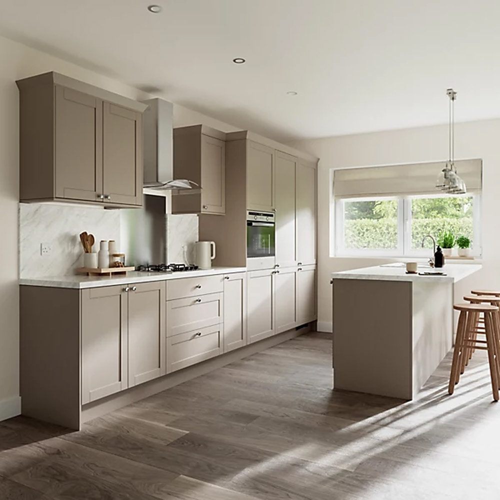 Front usa GOODHOME Ashmead, 29.7 x 128.7 cm, bej mat