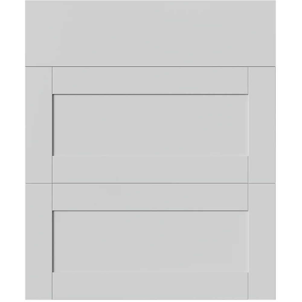 Front usa sertar GOODHOME Ashmead, 59.7 x 71.5 cm, gri mat