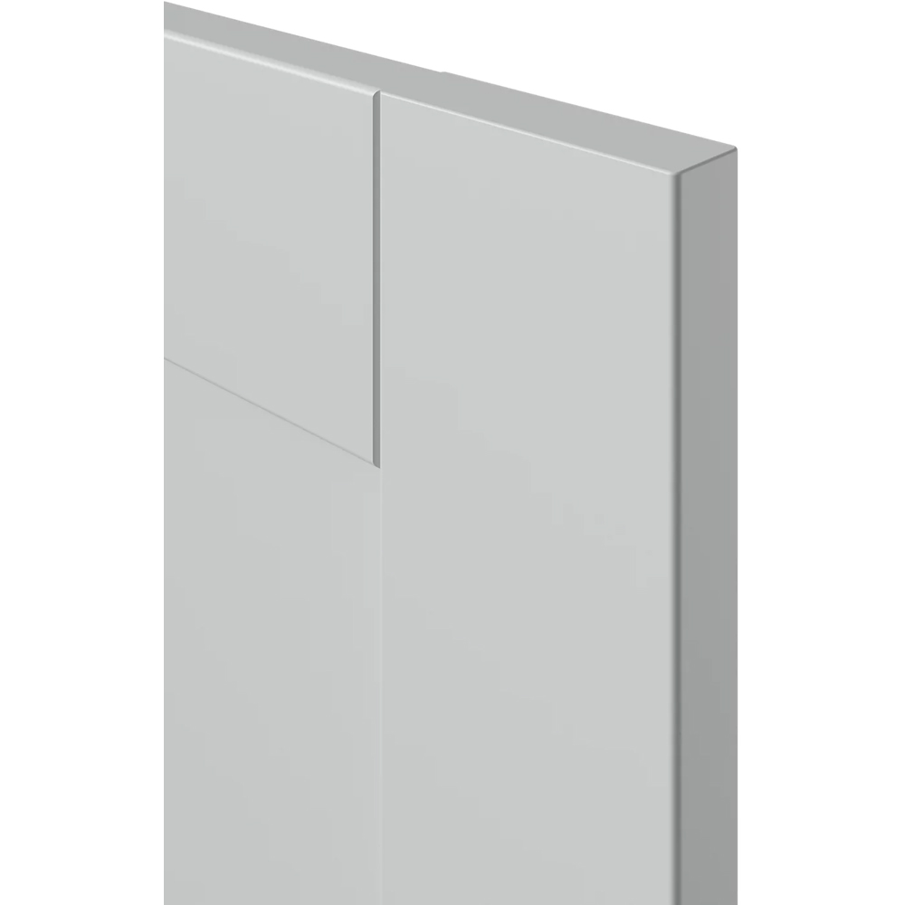 Front usa sertar GOODHOME Ashmead, 79.7 x 35.6 cm, gri mat