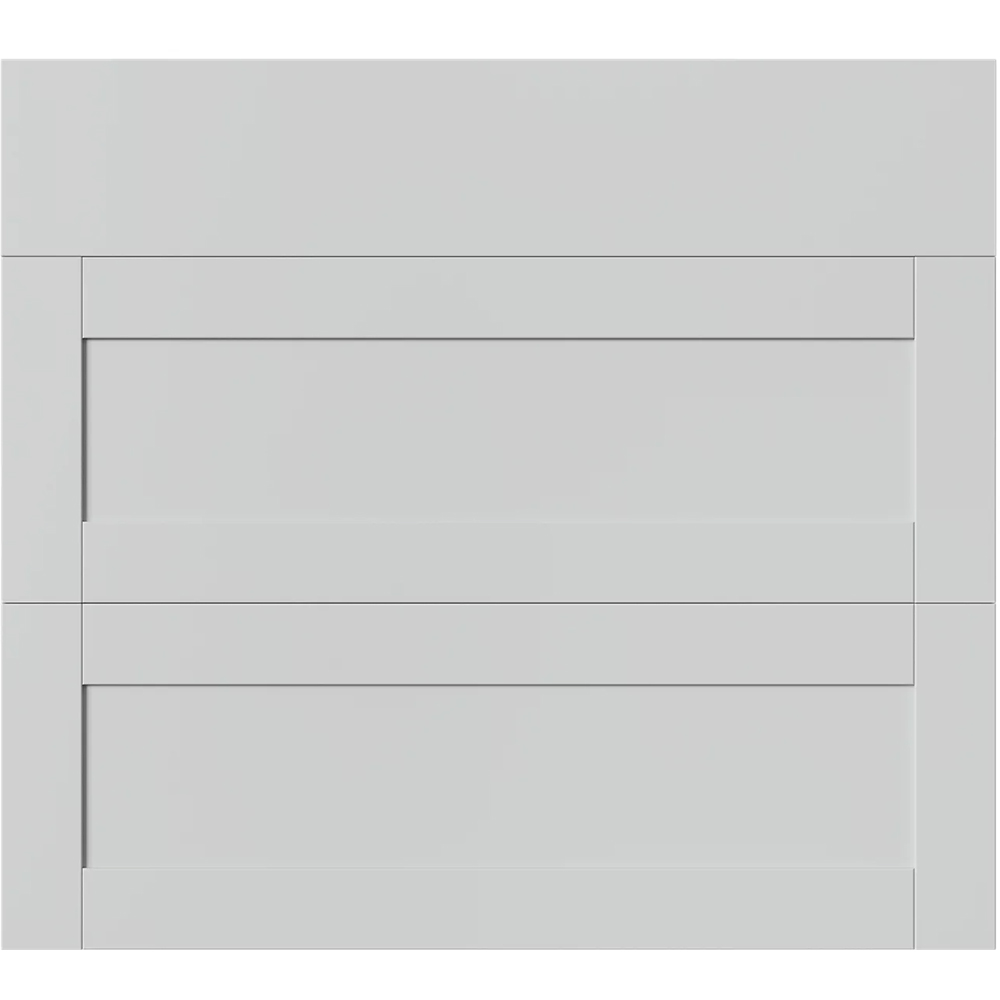 Front usa sertar GOODHOME Ashmead, 79.7 x 71.5 cm, gri mat