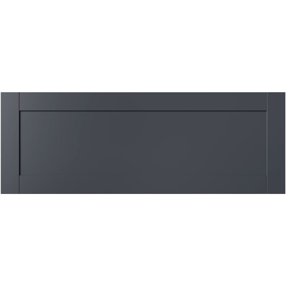 Front usa sertar GOODHOME Ashmead, PAL, 99.7 x 35.6 x 1.6 cm, albastru inchis