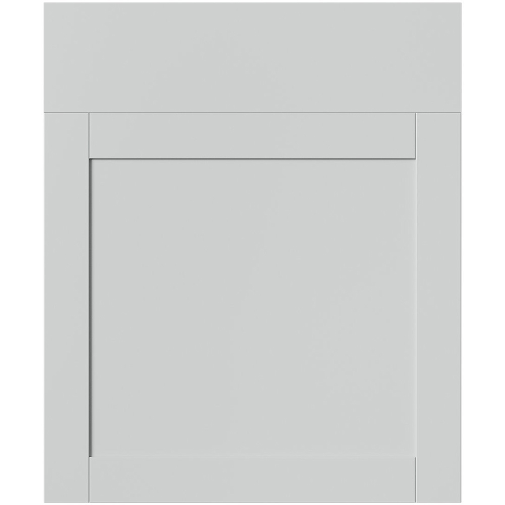 Front usa sertar GOODHOME Ashmead, 59.7 x 71.5 cm, gri mat