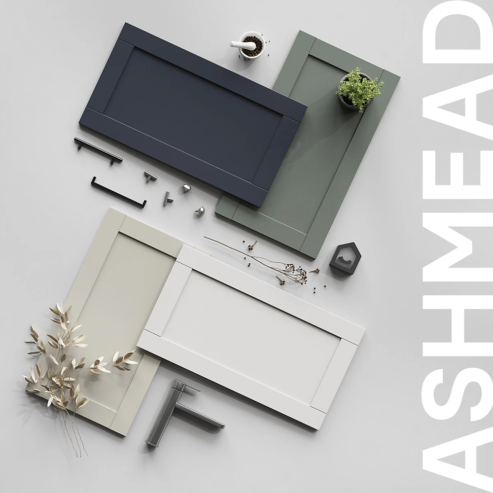 Front usa GOODHOME Ashmead, 59.7 x 128.7 cm, verde mat