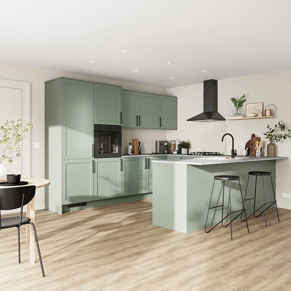 Front usa GOODHOME Ashmead, 59.7 x 128.7 cm, verde mat