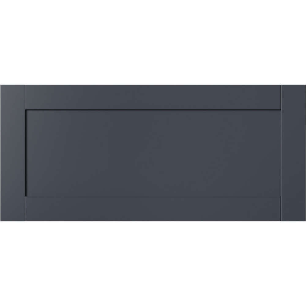 Front usa sertar GOODHOME Ashmead, 79.7 x 35.6 cm, albastru mat