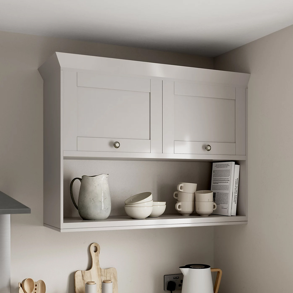 Front usa sertar GOODHOME Ashmead, 49.7 x 35.6 cm, gri mat