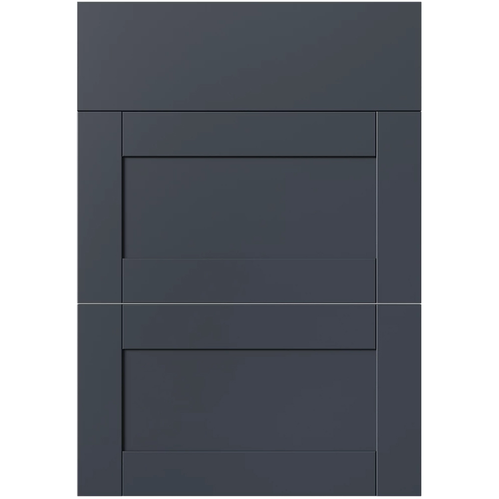 Front usa sertar GOODHOME Ashmead, 49.7 x 71.5 cm, albastru mat