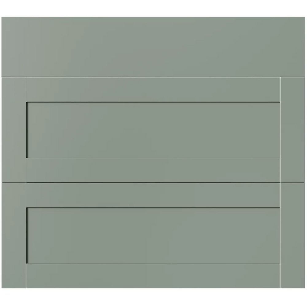 Front usa sertar GOODHOME Ashmead, 79.7 x 71.5 cm, verde mat
