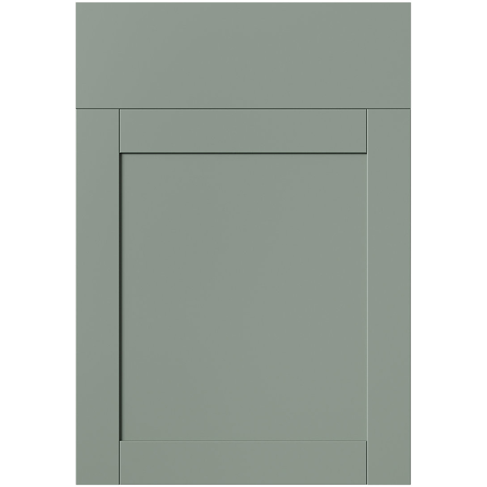 Front usa sertar GOODHOME Ashmead, 49.7 x 71.5 cm, verde mat