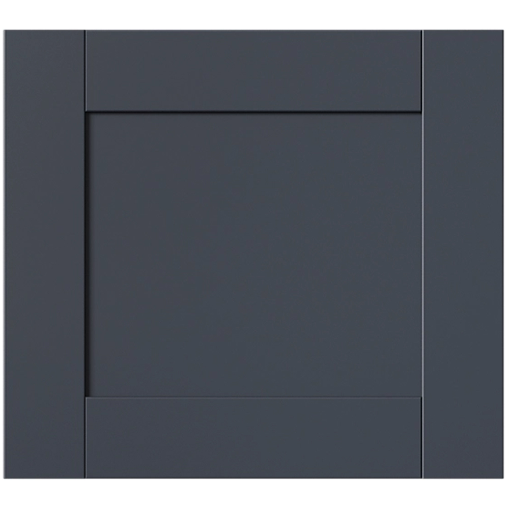 Front usa sertar GOODHOME Ashmead, 39.7 x 35.6 cm, albastru mat
