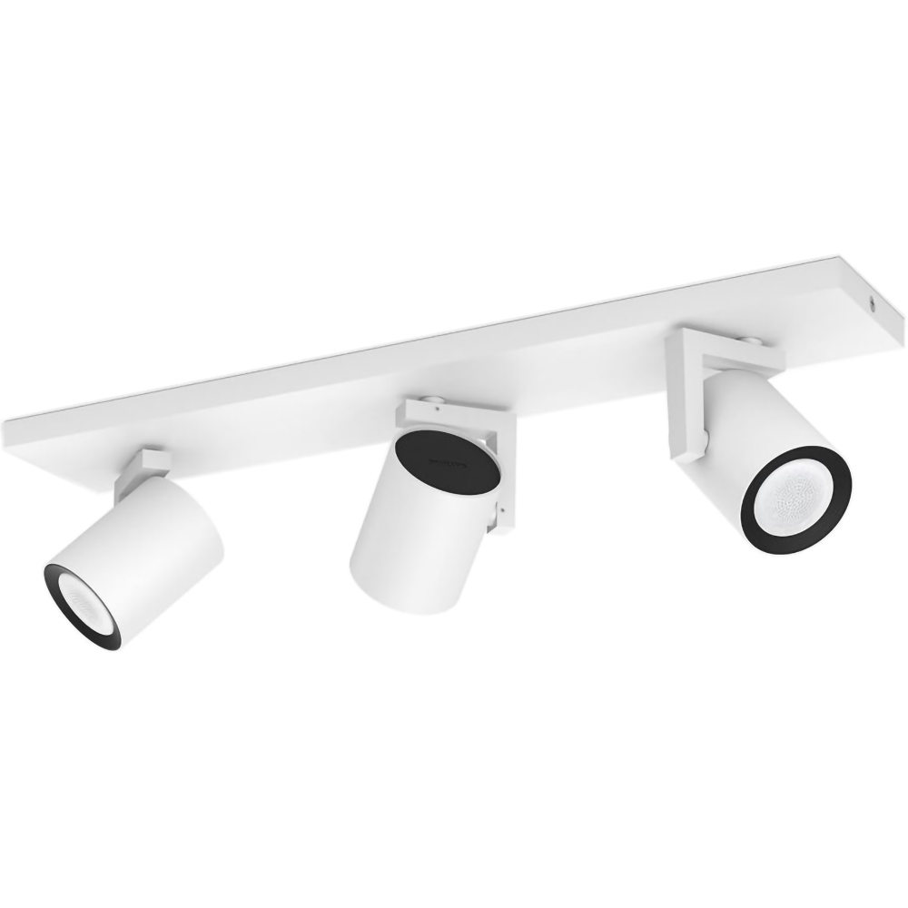 Spot LED smart PHILIPS HUE Argenta, 3 x 5.7W, 1050lm, IP20, alb
