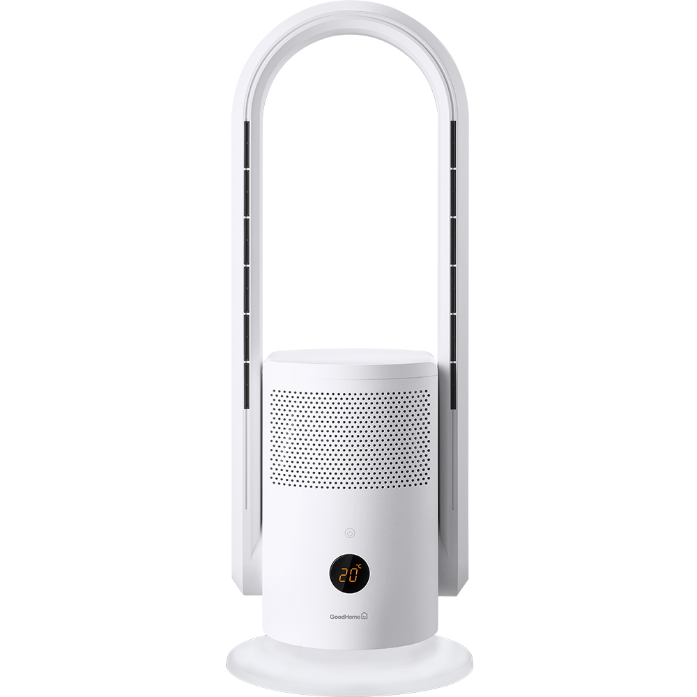 Ventilator de podea GOODHOME, 9 trepte de viteza, 35W, alb