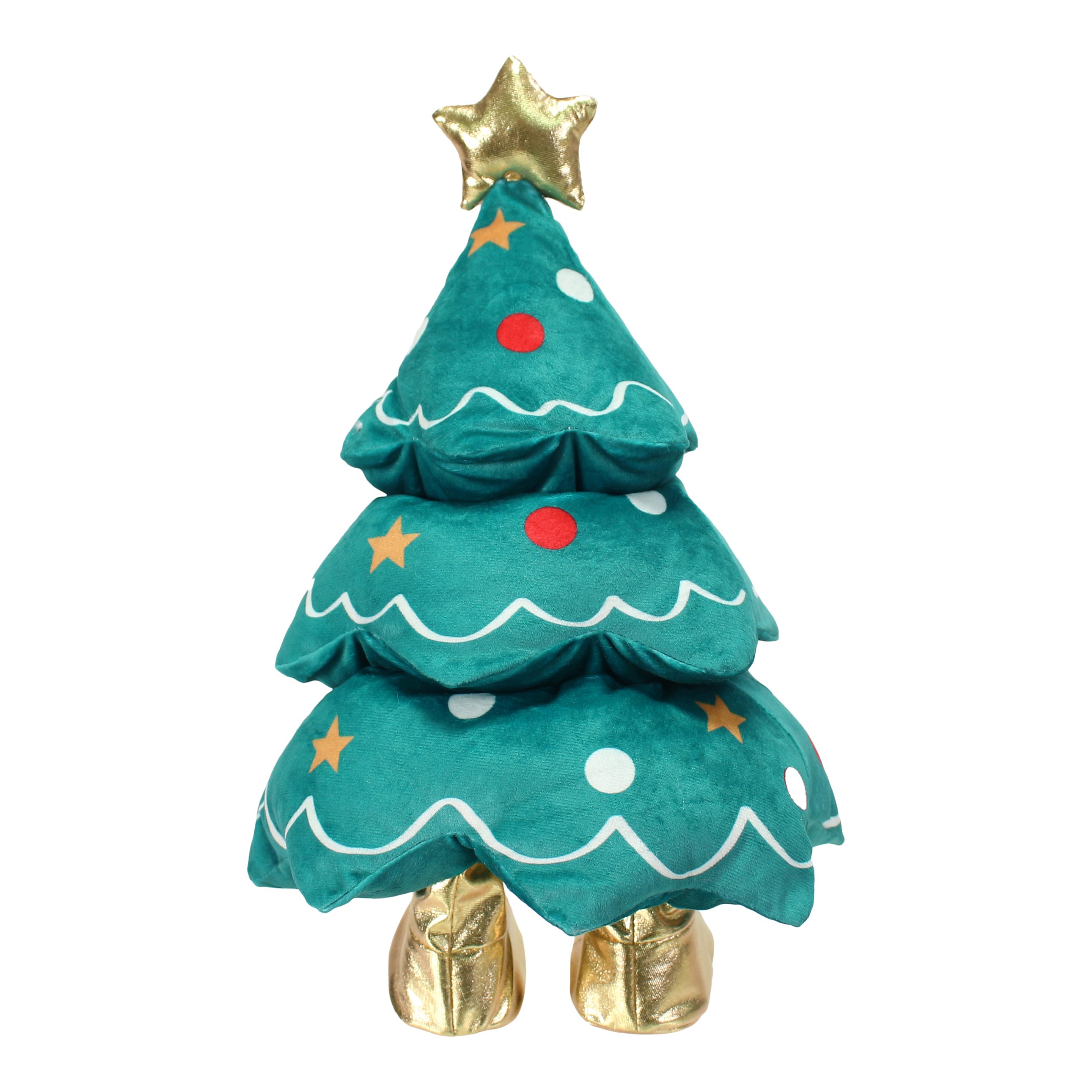 Figurina luminoasa Bradut dansator, 36 cm, multicolor