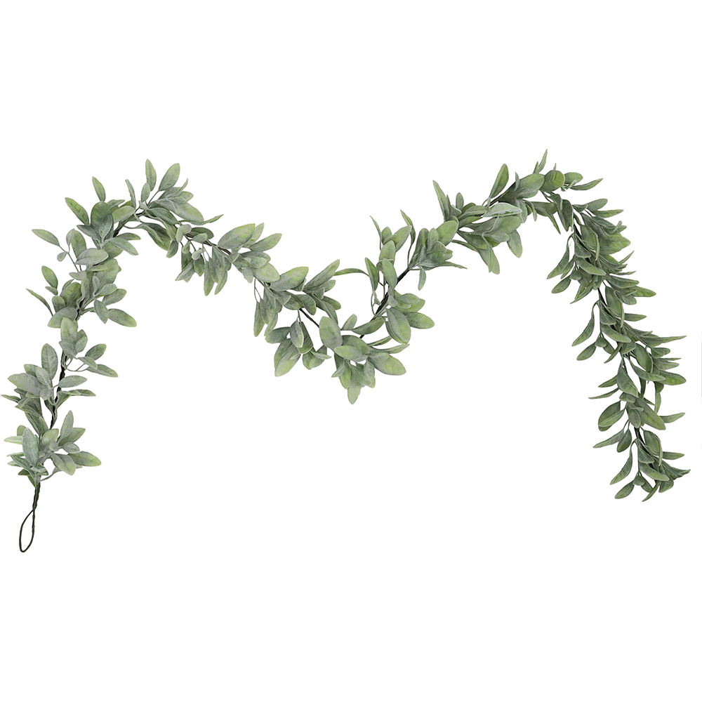 Ghirlanda Frunze si Afine, plastic, 1.8 m, verde