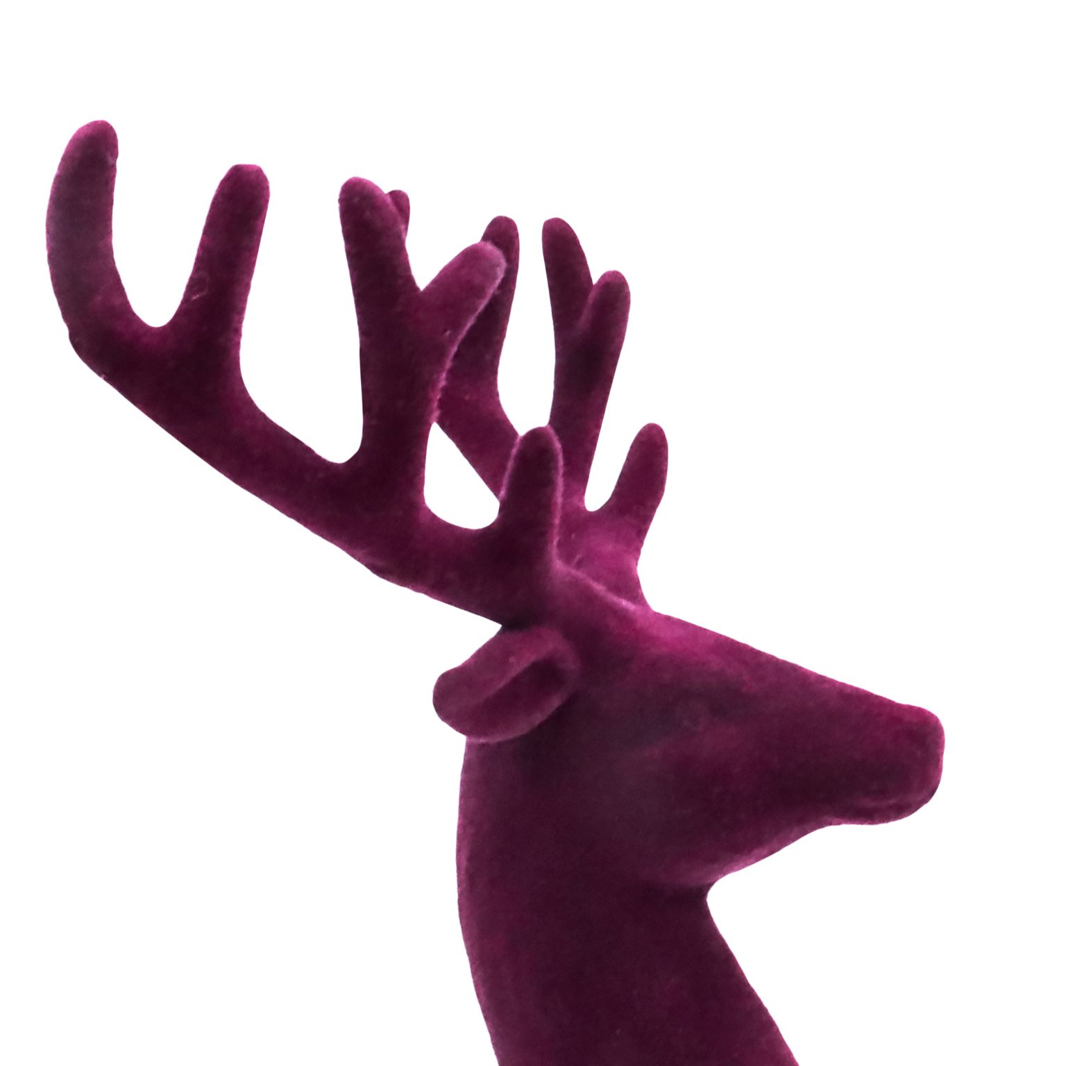 Decoratiune Ren, 32 cm, violet
