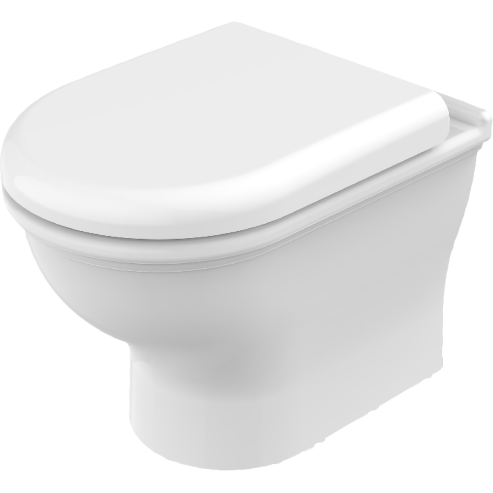 Vas WC suspendat GOODHOME Endel HDC889WH, ceramica, 35.5 x 52 x 36.2 cm, alb