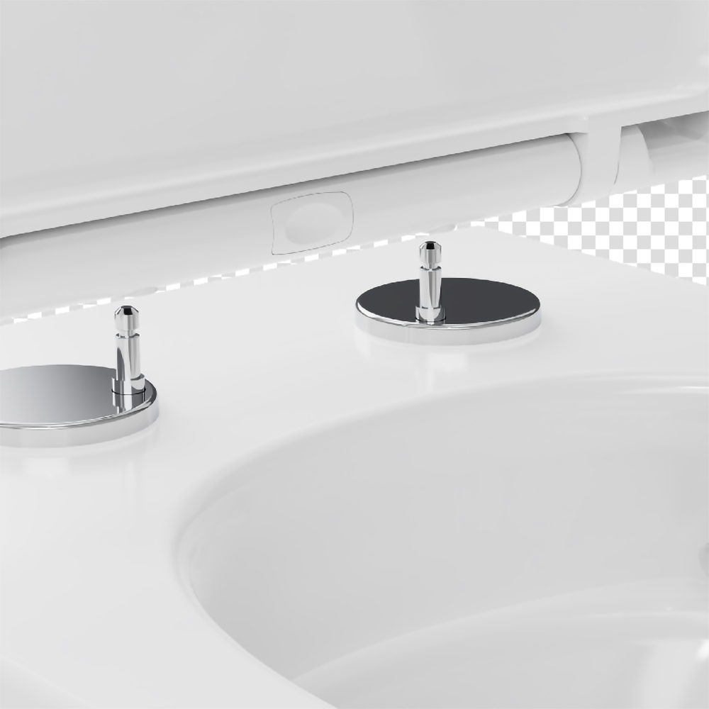 Vas WC suspendat GOODHOME Endel HDC889WH, ceramica, 35.5 x 52 x 36.2 cm, alb