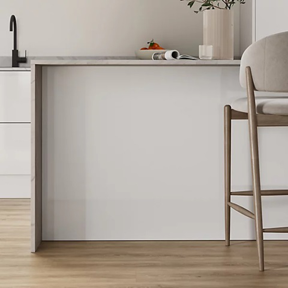 Panou insula GOODHOME Ashmead, 89 x 200 cm, gri mat