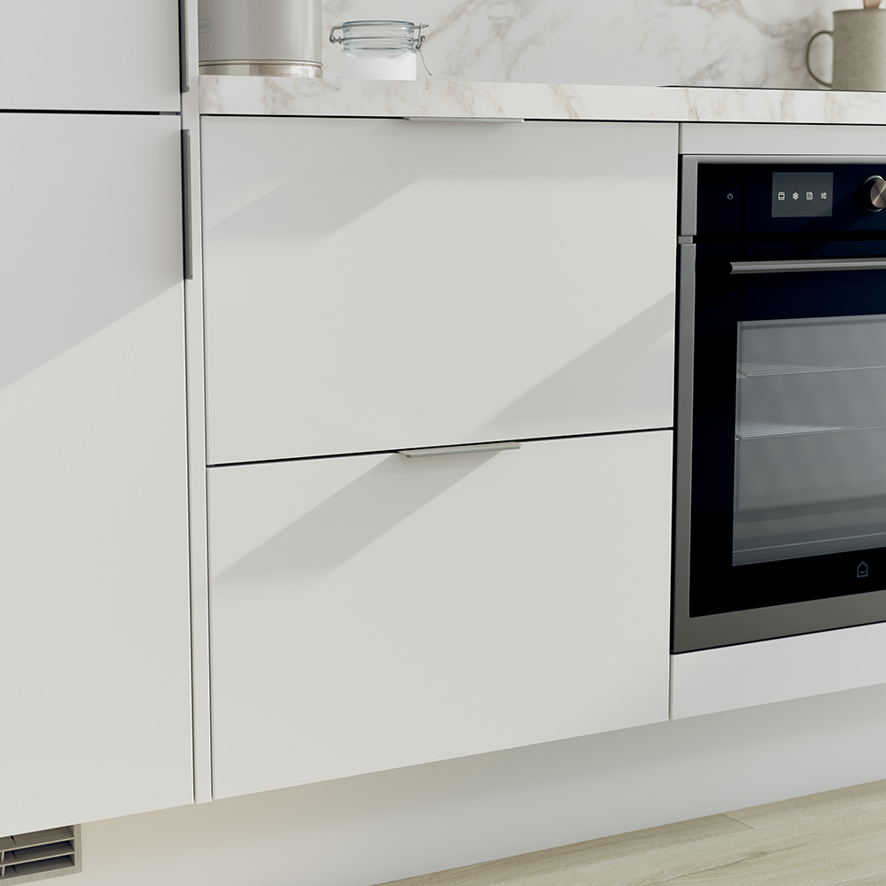 Front usa sertar/bifold GOODHOME Stevia, MDF, 60 x 36 x 1.8 cm, alb mat