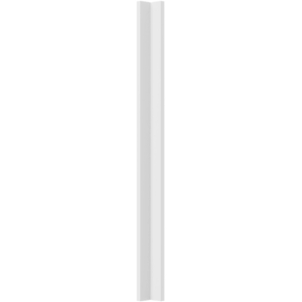 Profil colt triunghi GoodHome Stevia, 89.5 x 2.05 cm, alb mat