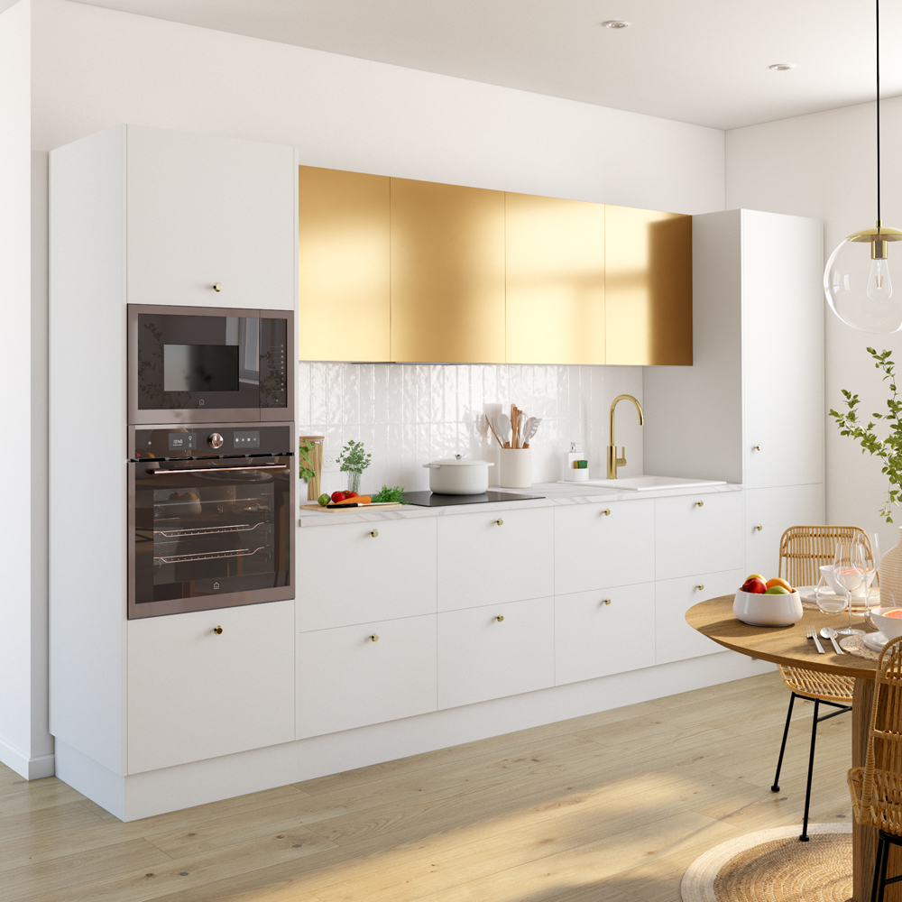 Front usa GOODHOME Stevia, MDF, 40 x 72 x 1.8 cm, alb