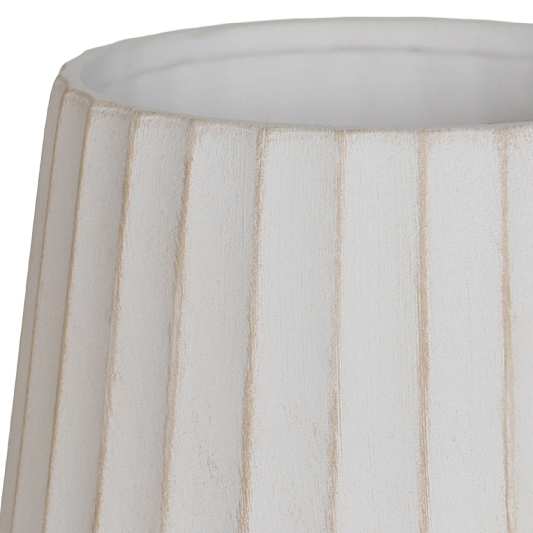 Ghiveci flori VERVE, teracota, D 16 cm, bej