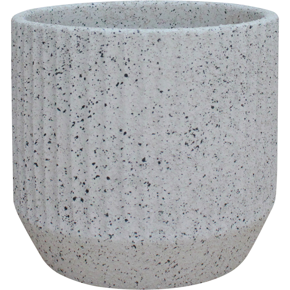 Ghiveci flori VERVE, lut, D 20 cm, crem