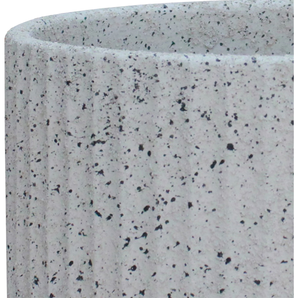 Ghiveci flori VERVE, lut, D 20 cm, crem