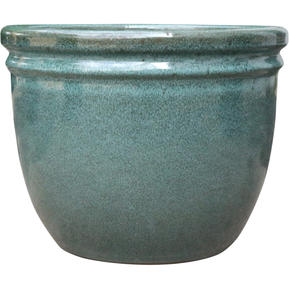 Ghiveci flori VERVE Green Moss, D 36 cm, verde