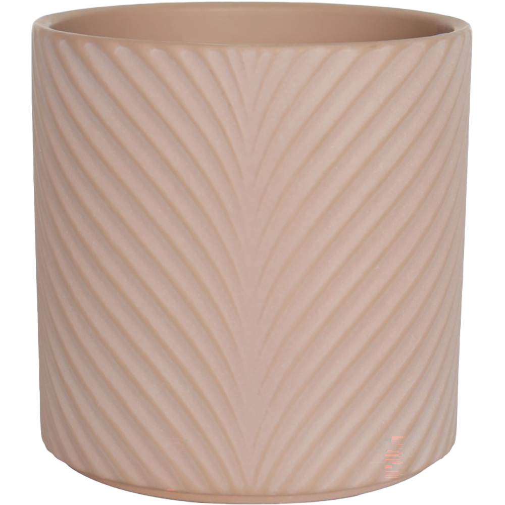 Ghiveci flori VERVE, teracota, D 13 cm, roz