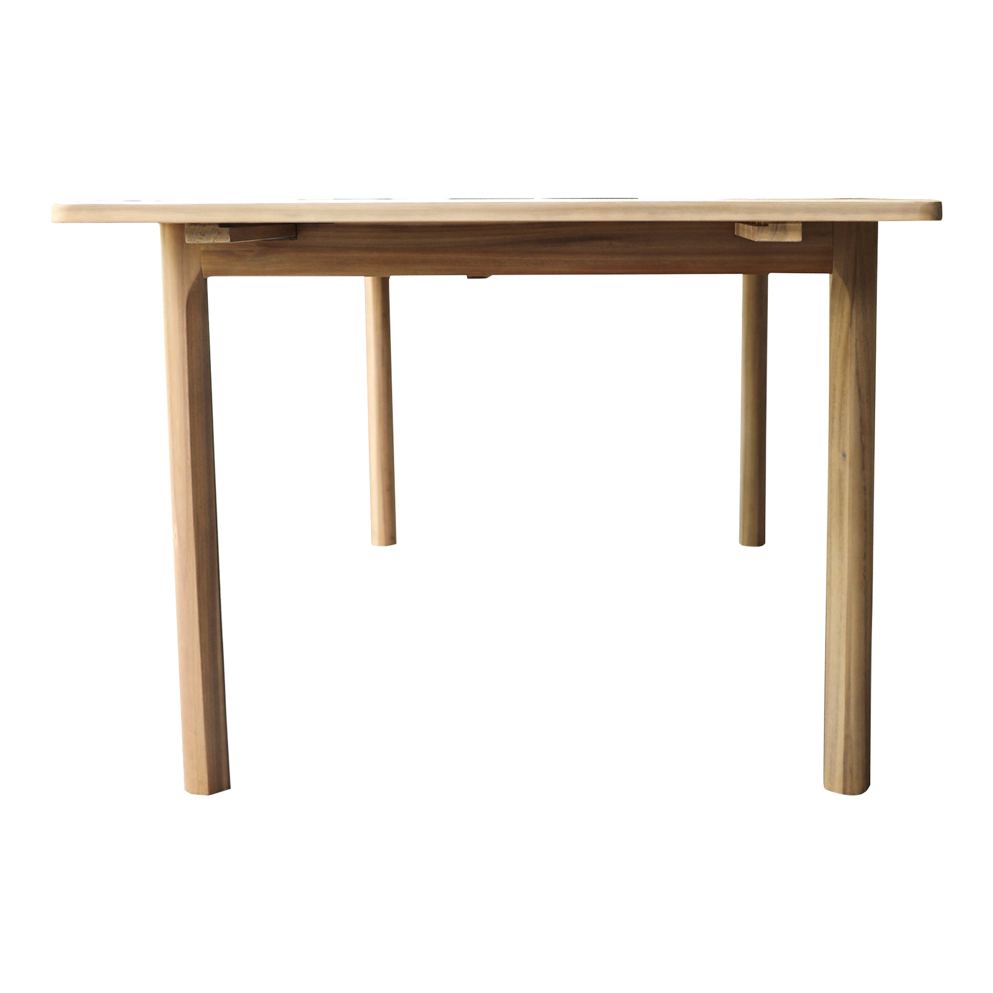 Masa extensibila pentru gradina Riveo, 150-200 cm x 90 x 75 cm, lemn de salcam, maro