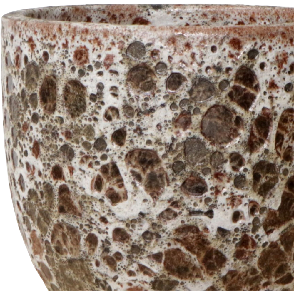 Ghiveci flori VERVE Antique, D 20 cm, maro