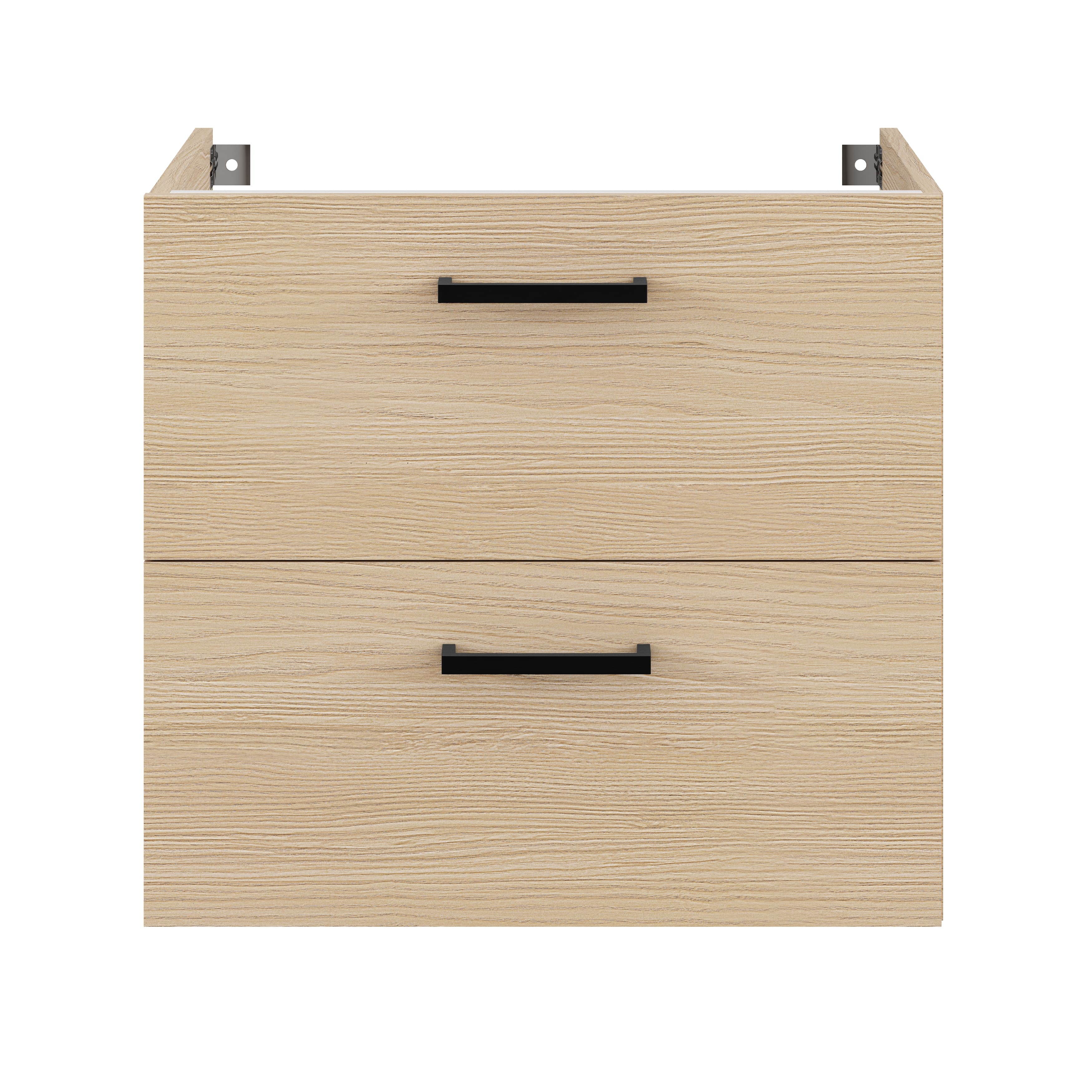 Baza pentru lavoar Pyxis, suspendata, decor stejar, 60 cm