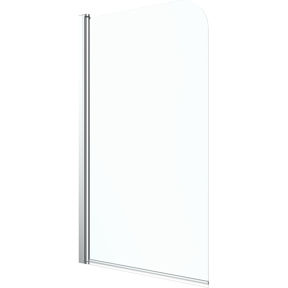 Paravan cada Cooke & Lewis Arkell, 75 x 130 cm, sticla securizata 4mm, profil argintiu