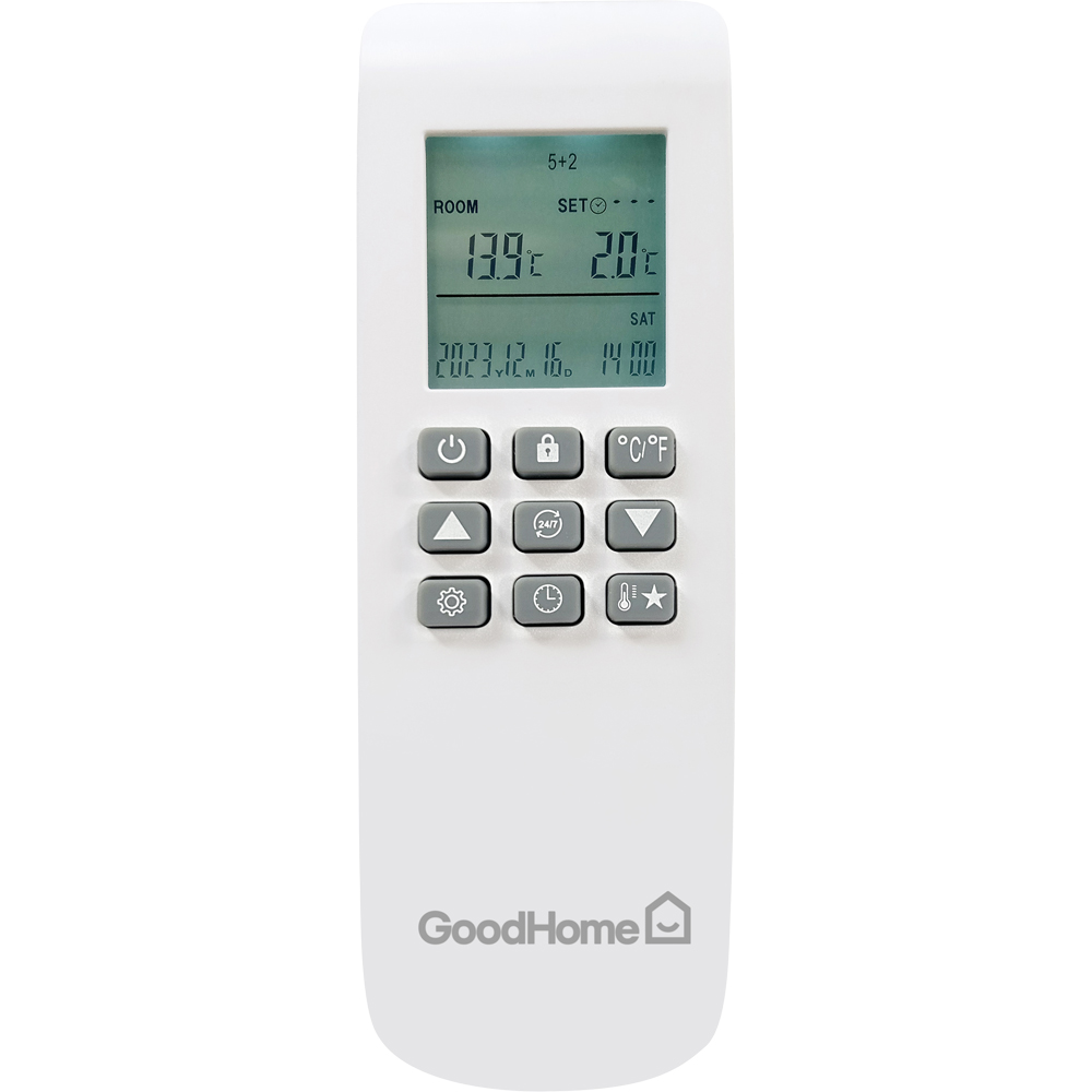 Panou radiant infrarosu GoodHome Basilisk G0606W, 320W, Telecomanda, alb