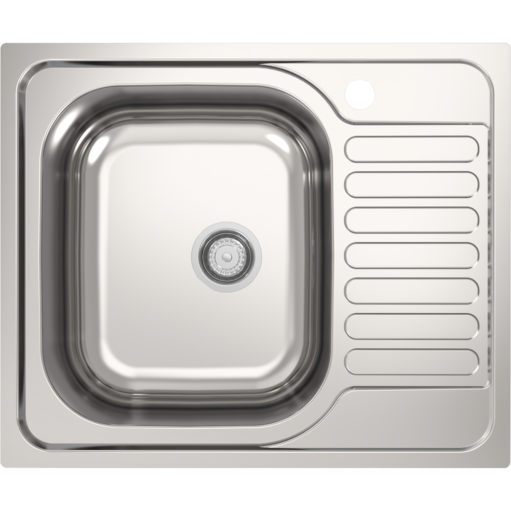 Chiuveta bucatarie Jabiri XS, 1 cuva, picurator reversibil, 60 x 50 cm, inox