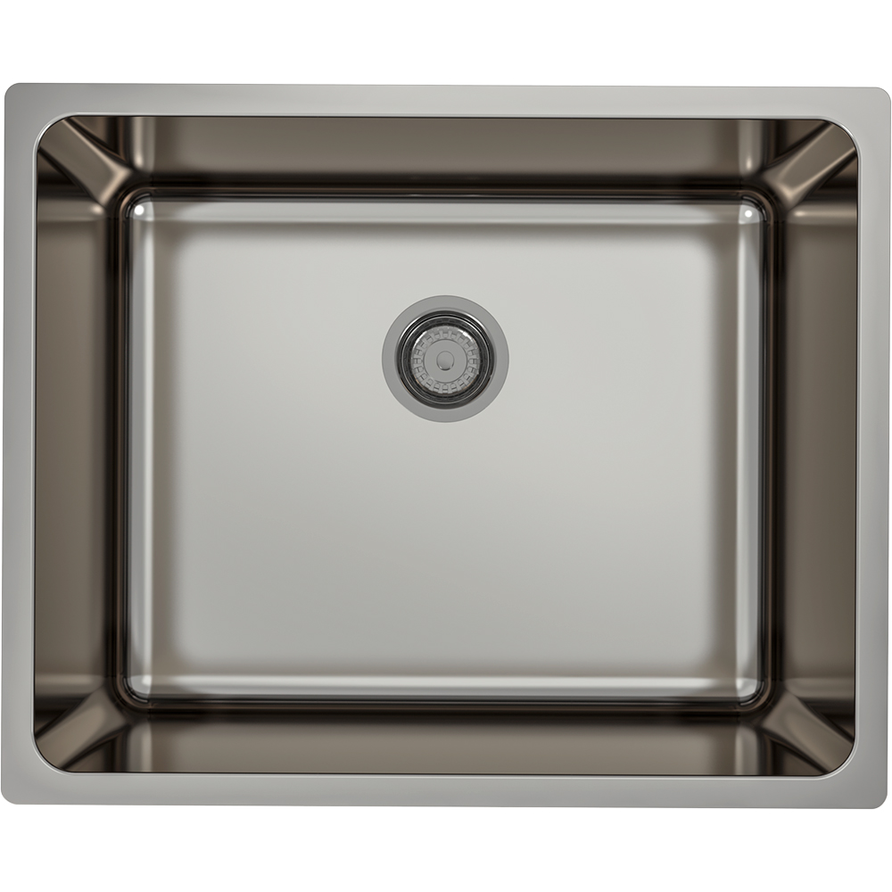 Chiuveta bucatarie GoodHome Villach, 1 cuva, inox, 54 x 44 x 20 cm, fumuriu