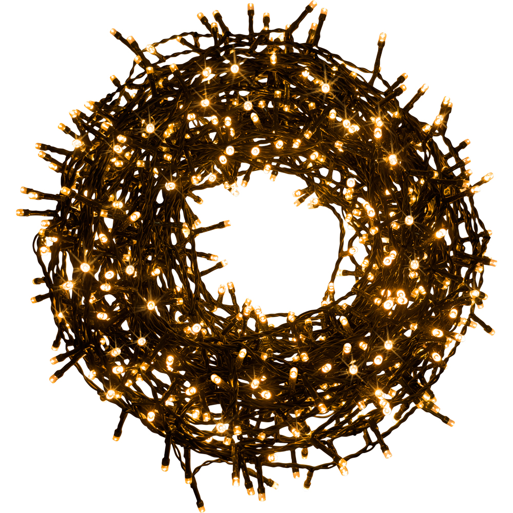Ghirlanda luminoasa, 720 led-uri, 45.95 m, iluminare alb cald