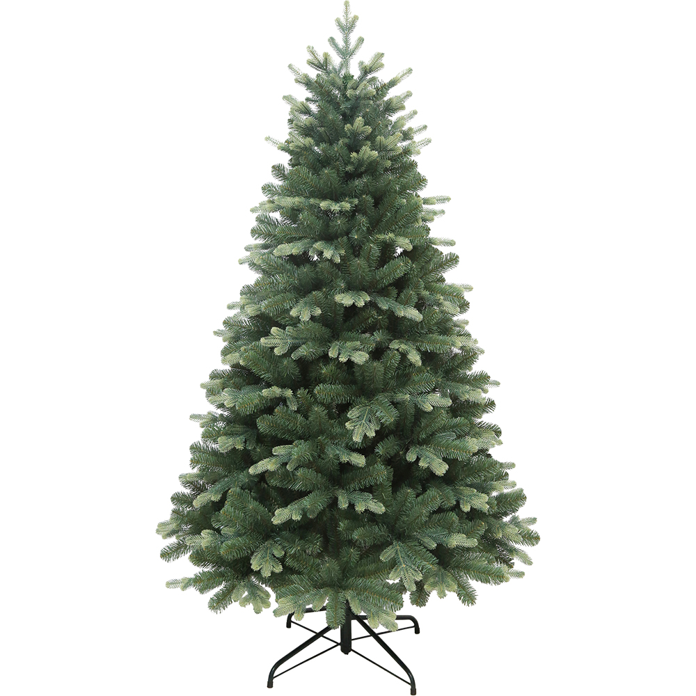 Brad artificial de Craciun Dasher, 183 cm, Polietilena si PVC, verde