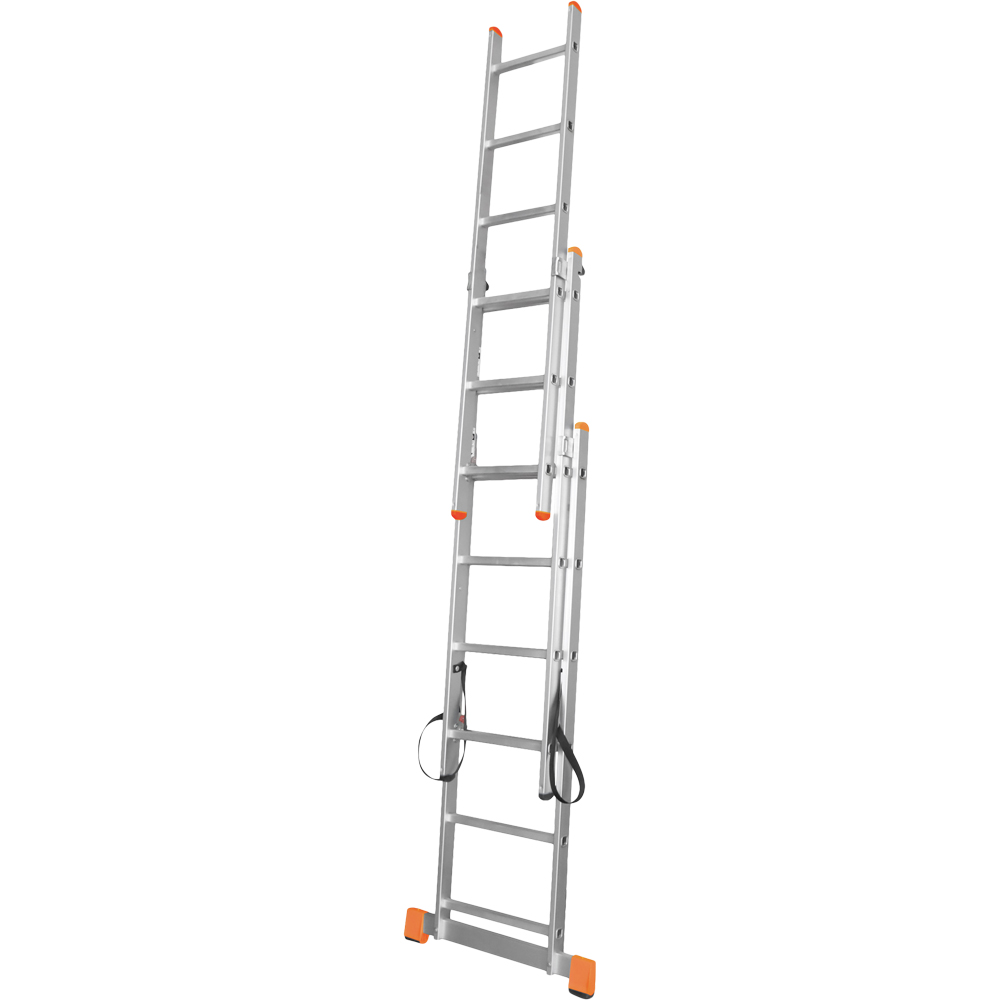 Scara combinata MAGNUSSON, 3x6 trepte, 3.5 m, aluminiu