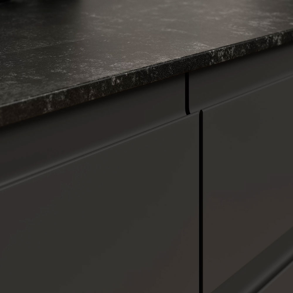 Panou usa GOODHOME Garcinia, 61 x 93.4 x 1.6 cm, MDF, gri inchis