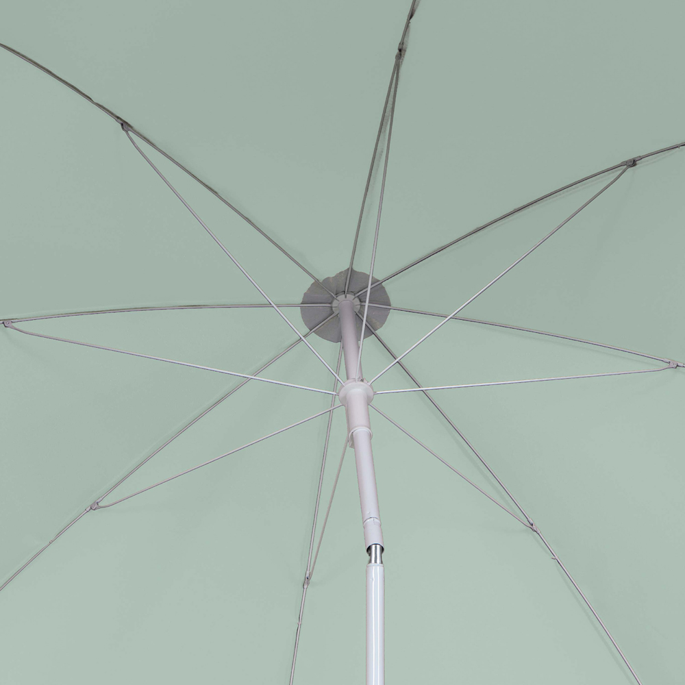 Umbrela terasa Curacao, poliester, 178 x 186 cm, verde deschis