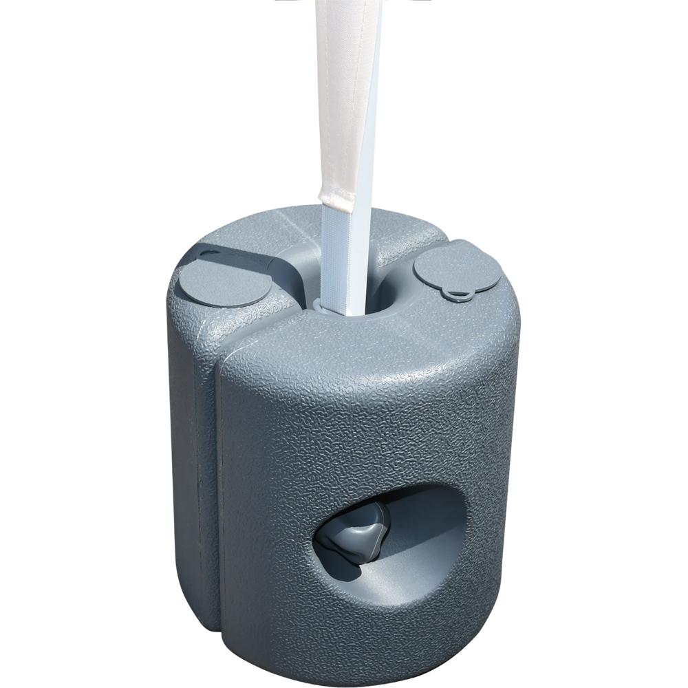 Accesorii pavilion GOODHOME, 4buc, plastic, gri