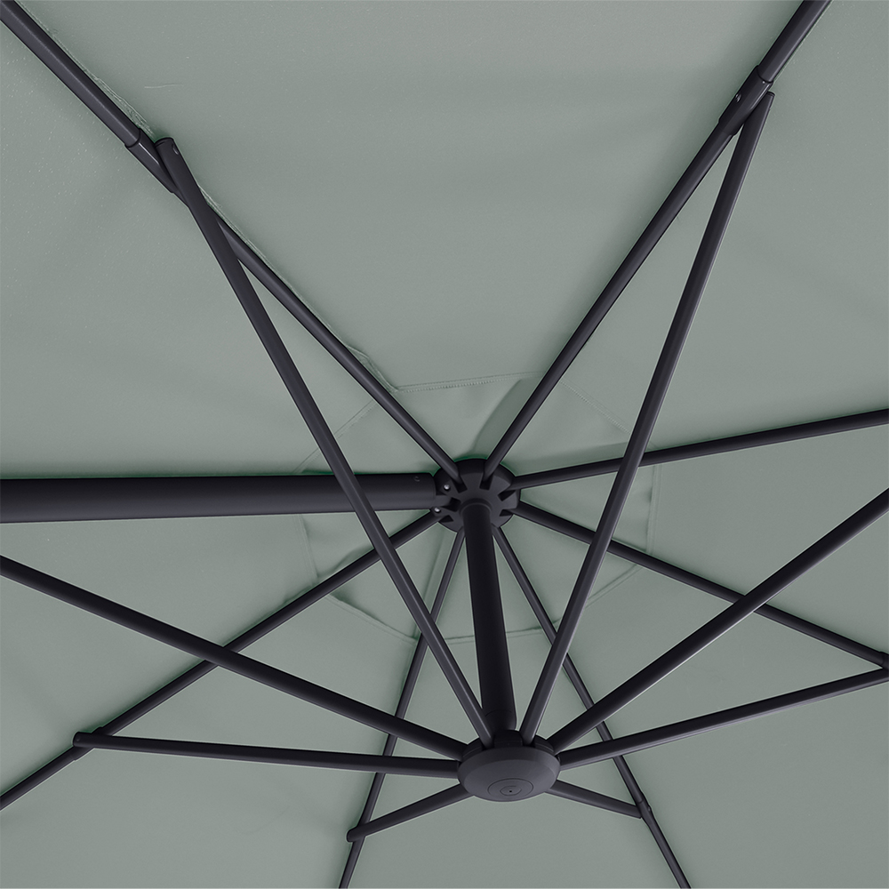 Umbrela de exterior GOODHOME Brindisi, 3.5m, gri